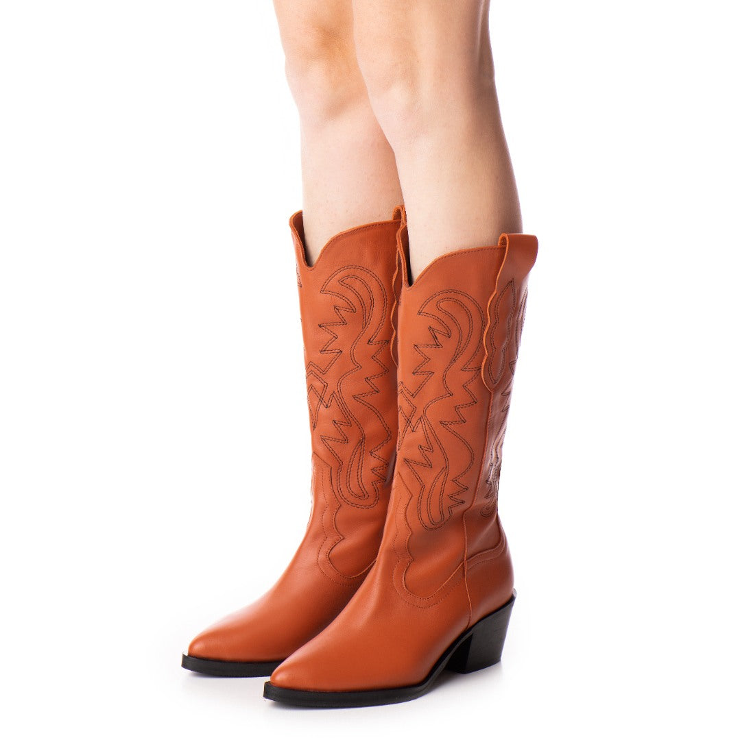 Ciocate dama din piele Bialy Brown