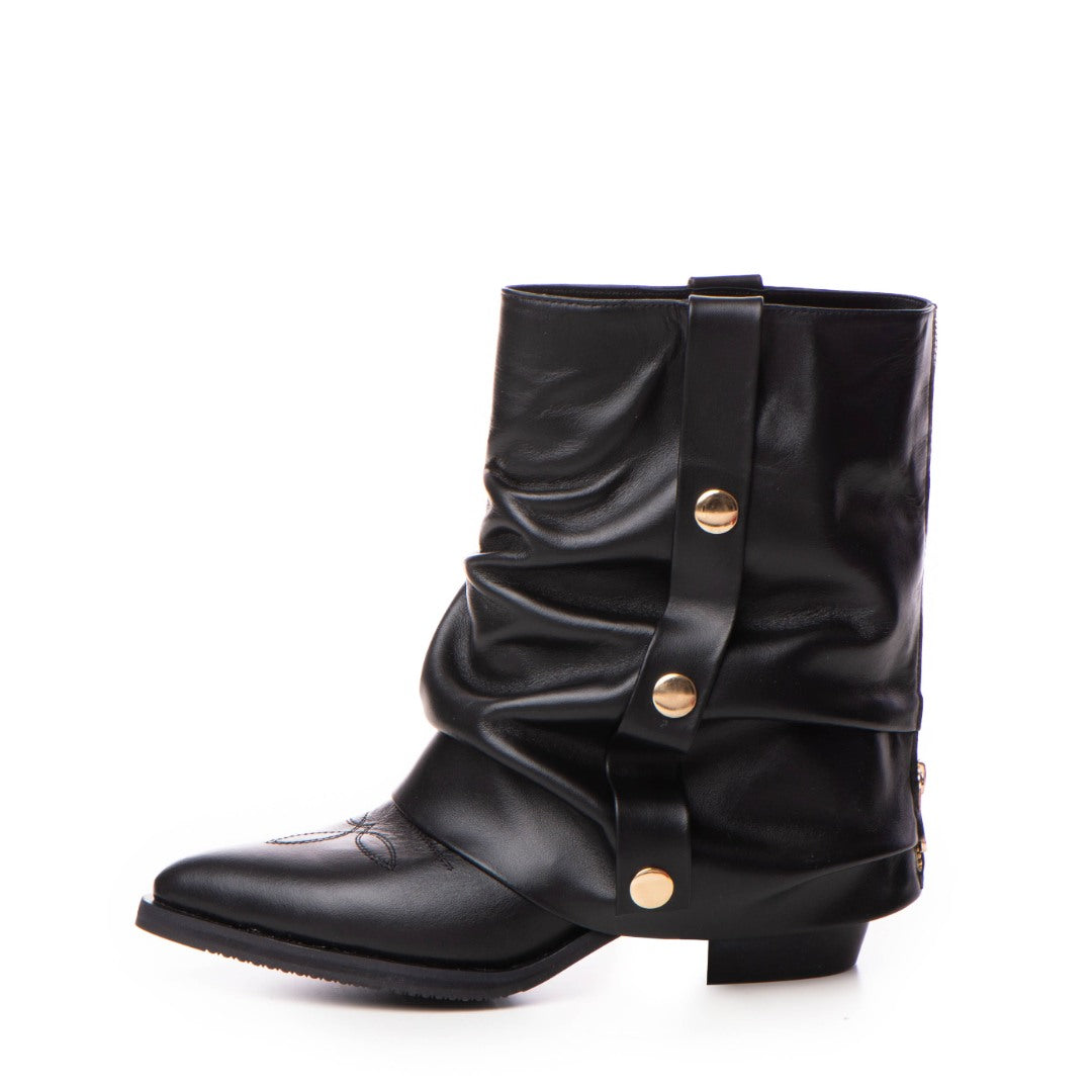Ciocate piele intoarsa de dama Tillami Black