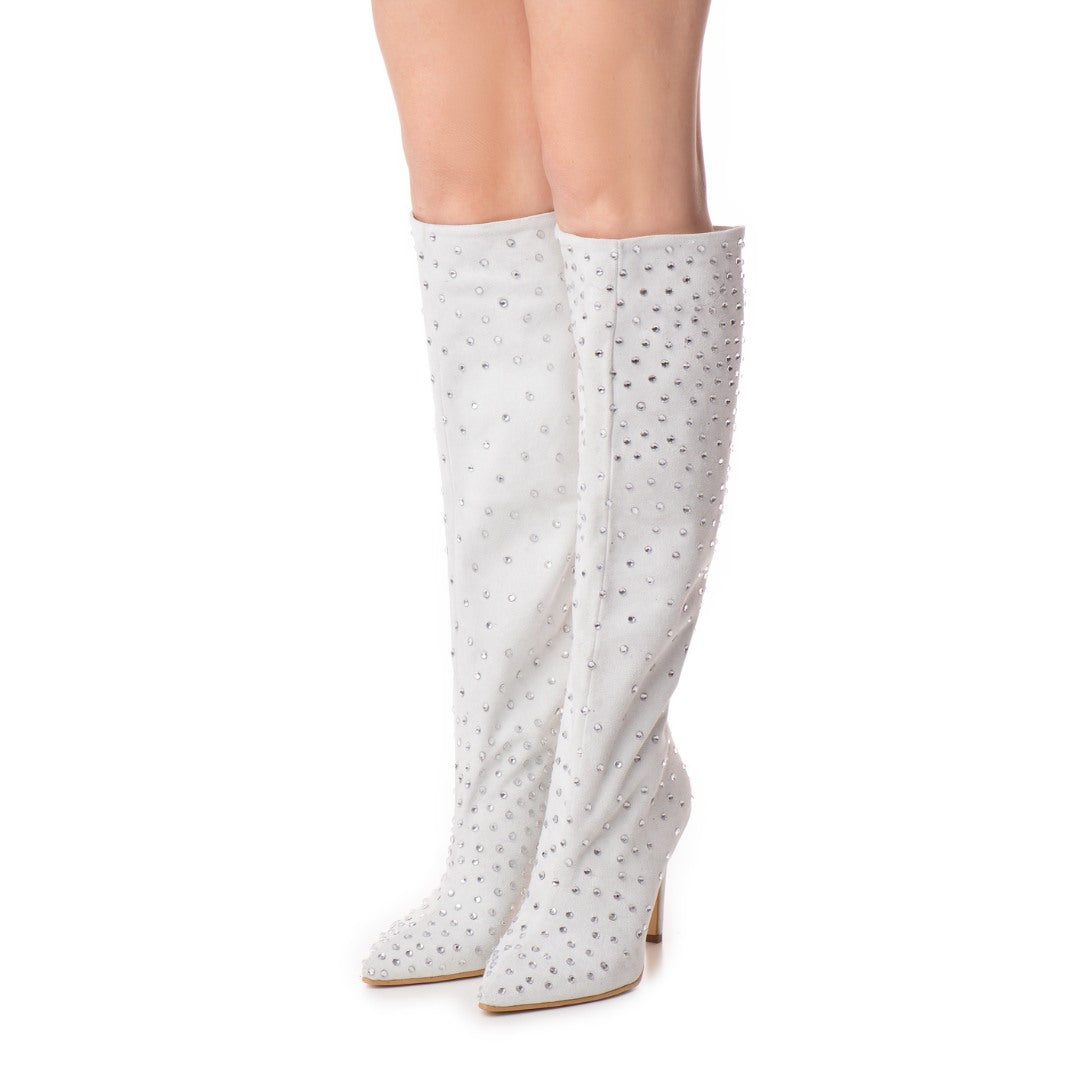 Cizme Dama Piele Jade Sparkle