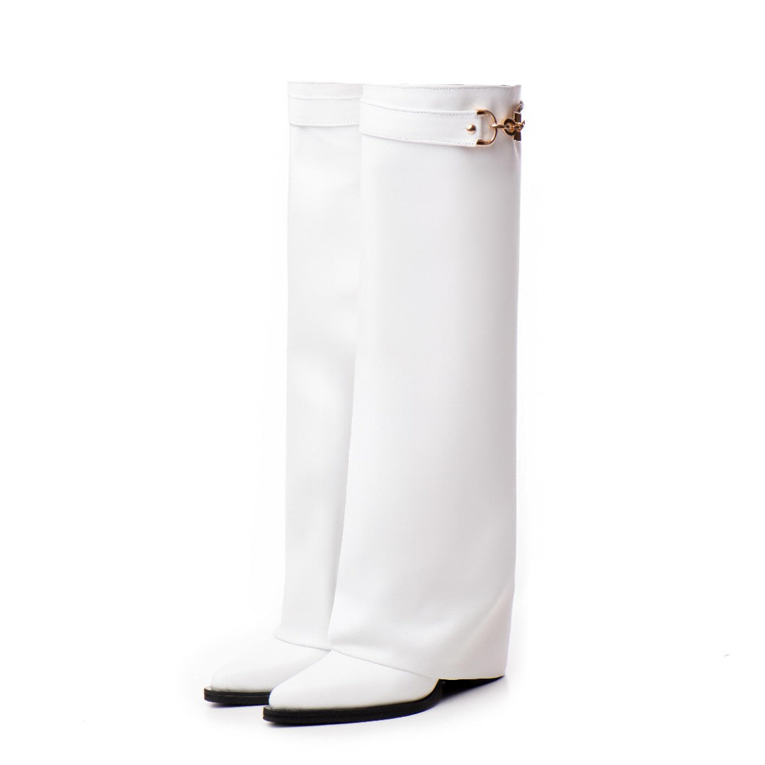 Ciocate din Piele Naturala Karma White