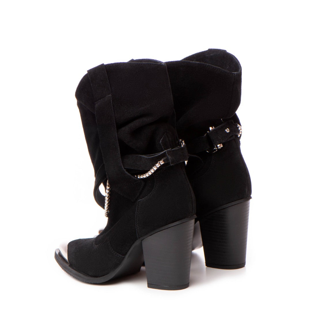 24h Ciocate / Botine Dama cu model fronsat Bellem Black 8