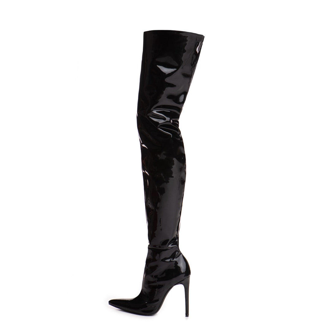 Cizme Dama Piele Naturala Black Shade