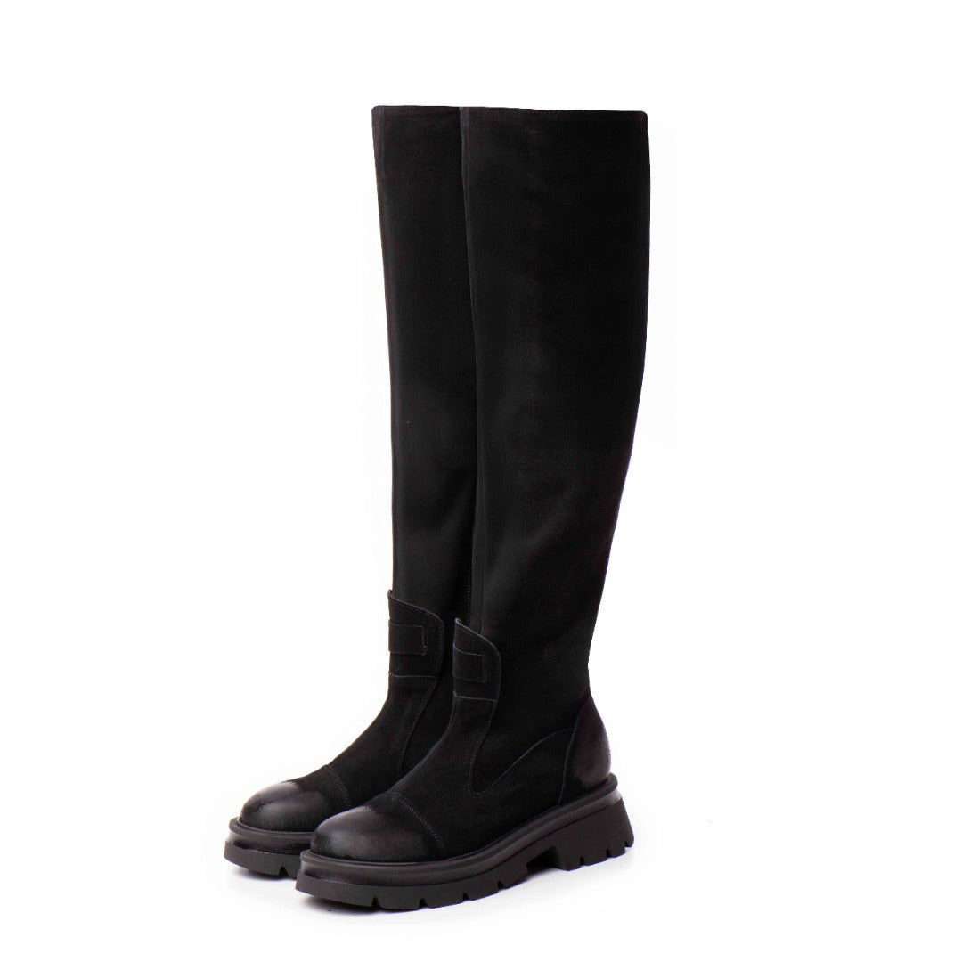 Bocanci dama inalti Dunk Black