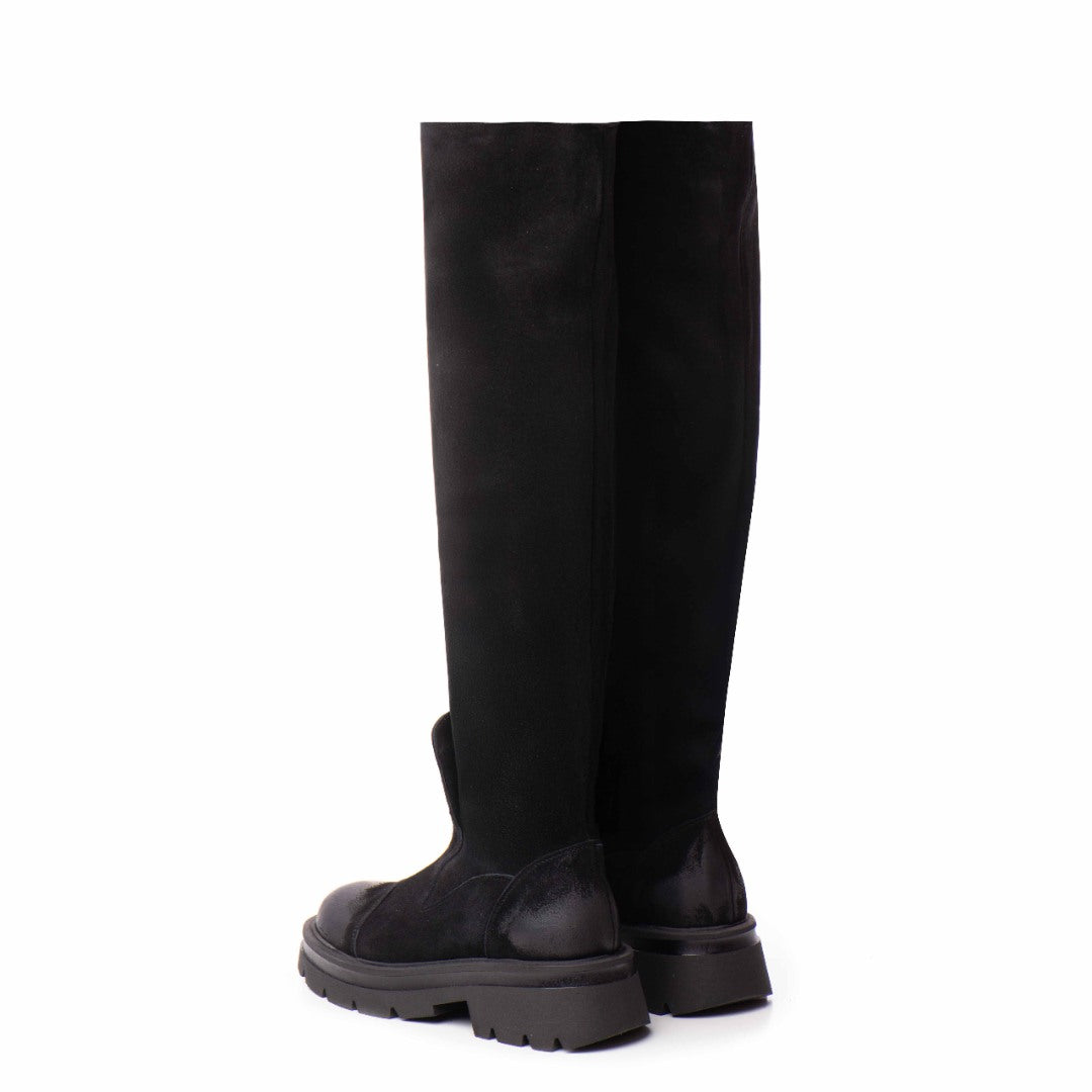 Bocanci dama inalti Dunk Black