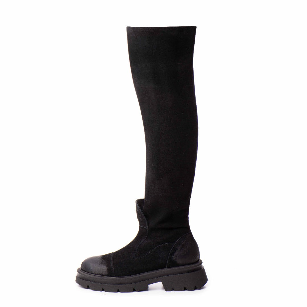 Bocanci dama inalti Dunk Black