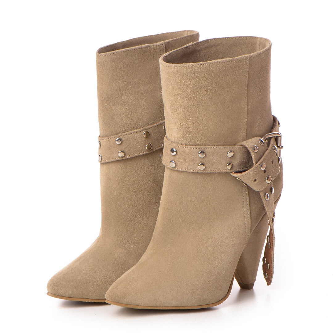 Ciocate dama piele naturala Cagole Sand