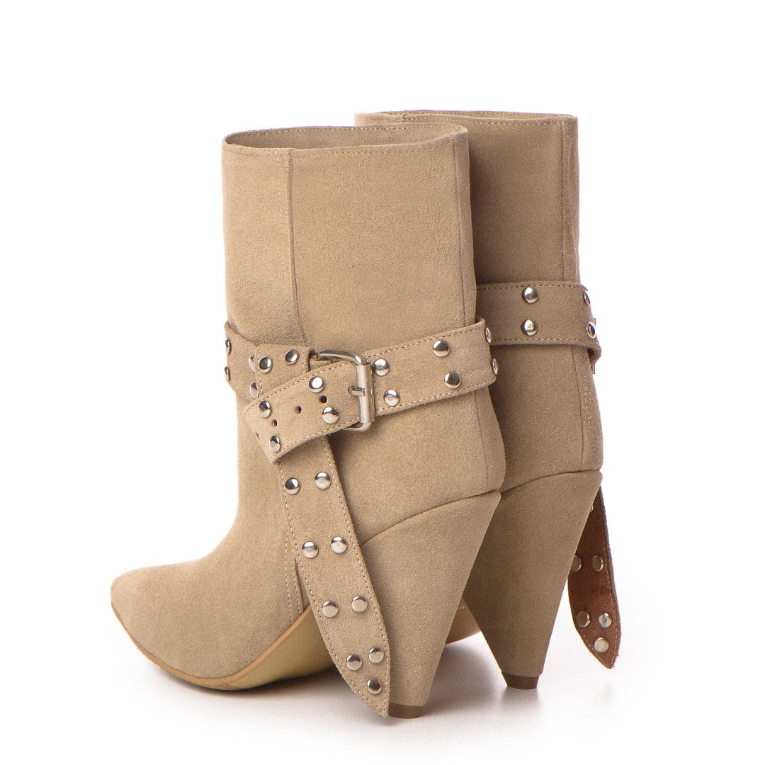Ciocate dama piele naturala Cagole Sand