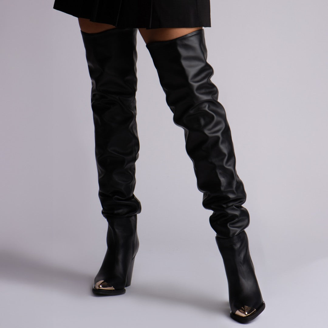 Cizme Dama Piele Naturala Blackish