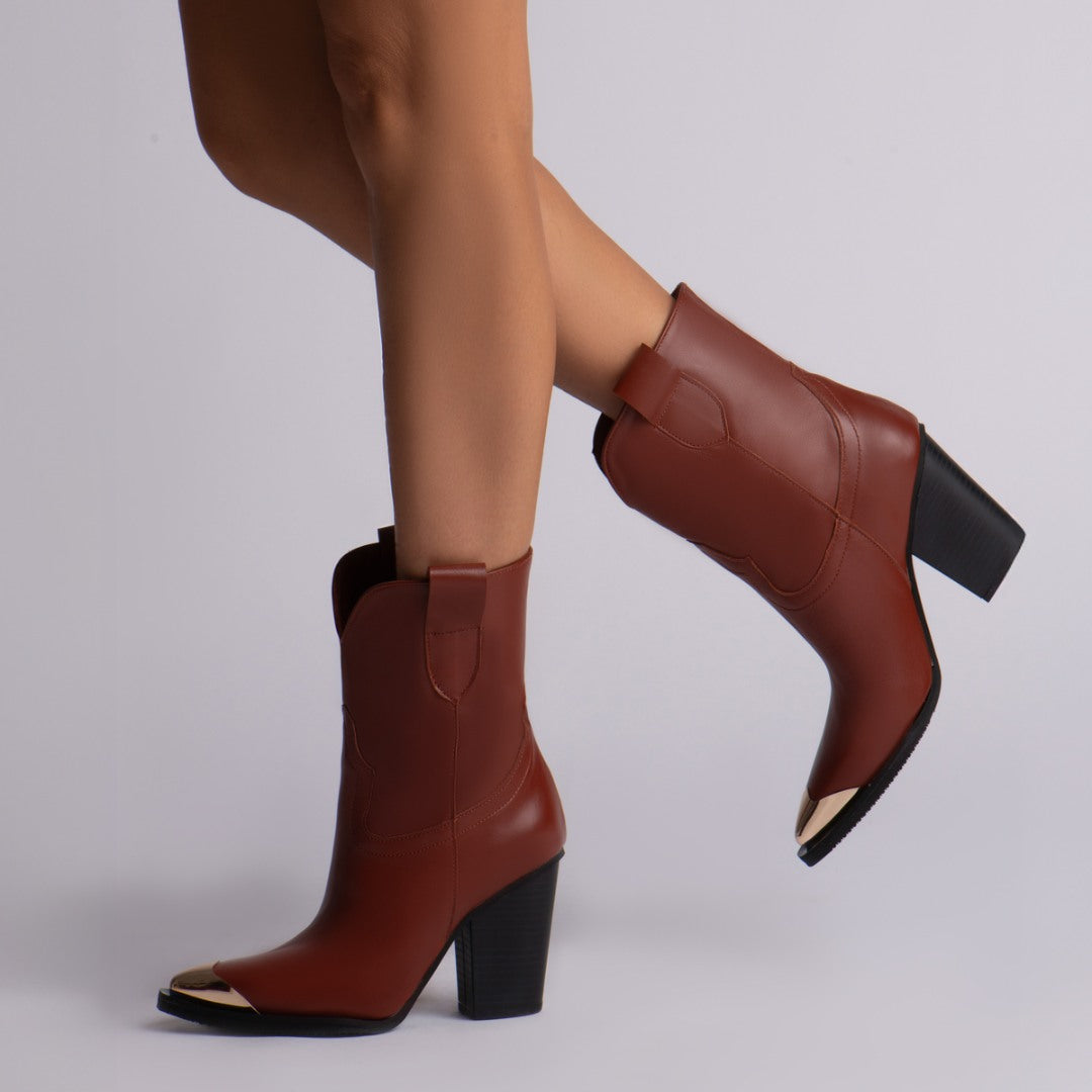 Ciocate / Botine Dama Basma Brown
