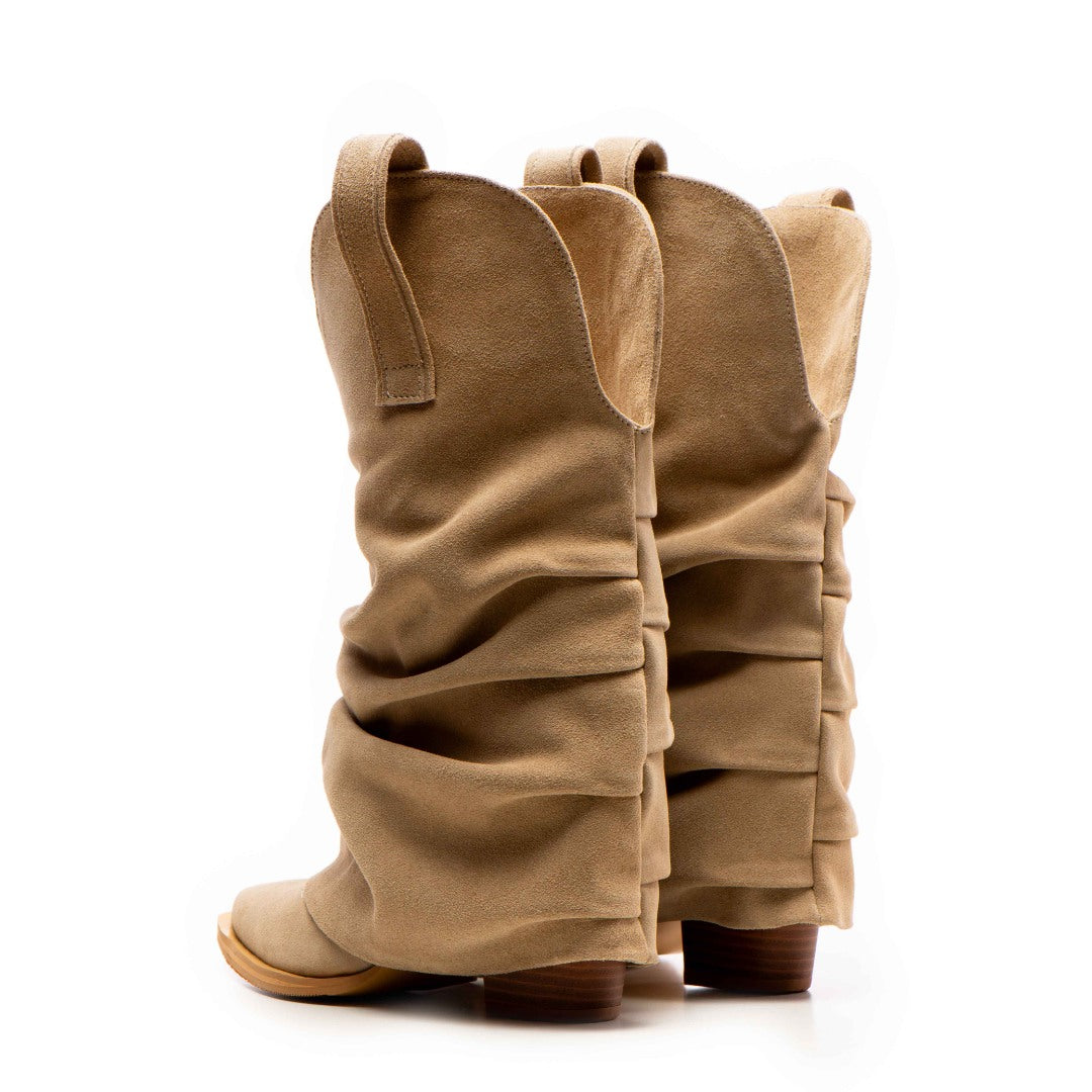 Ciocate piele intoarsa de dama Mini Myko Sand