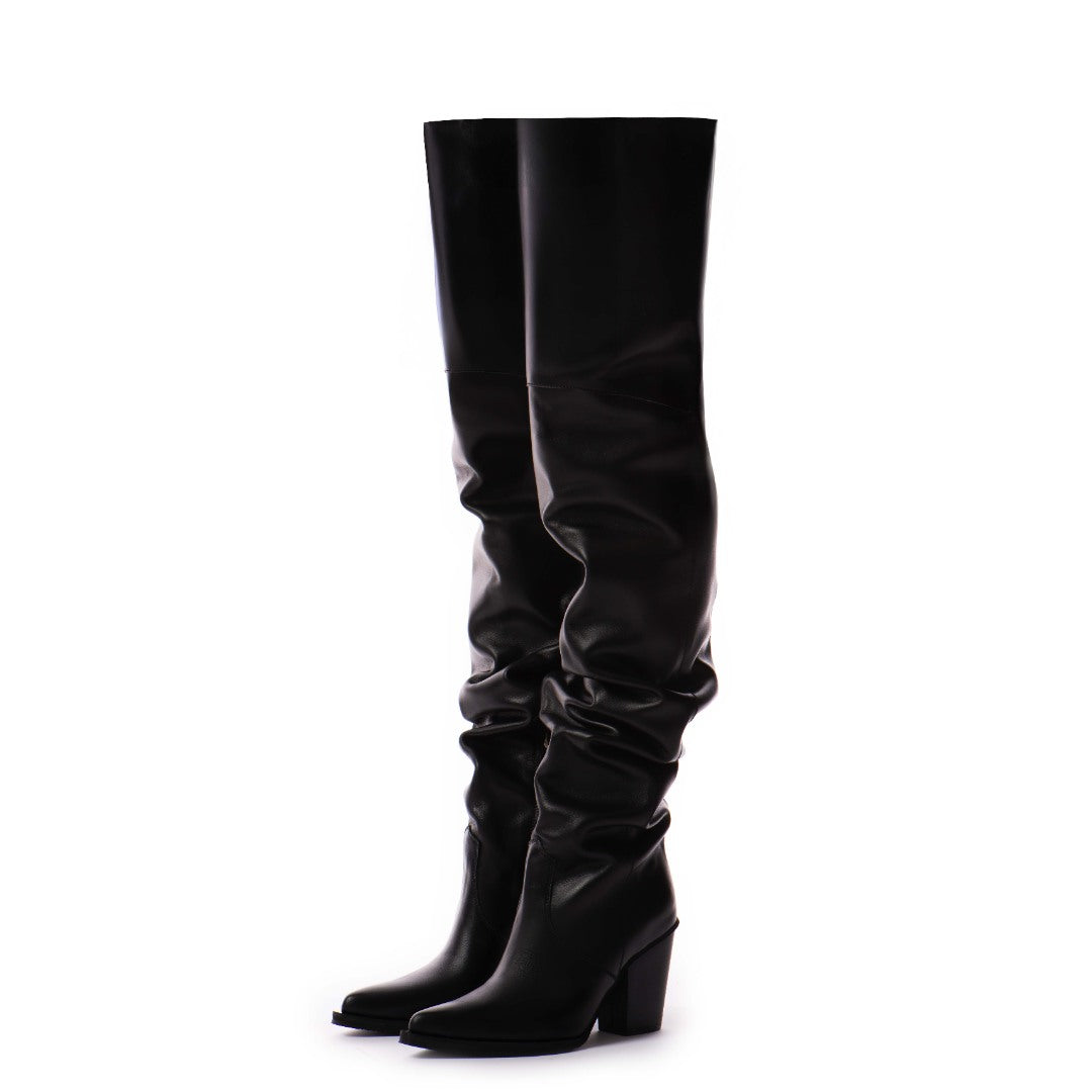 Cizme Dama Piele Naturala Blackish