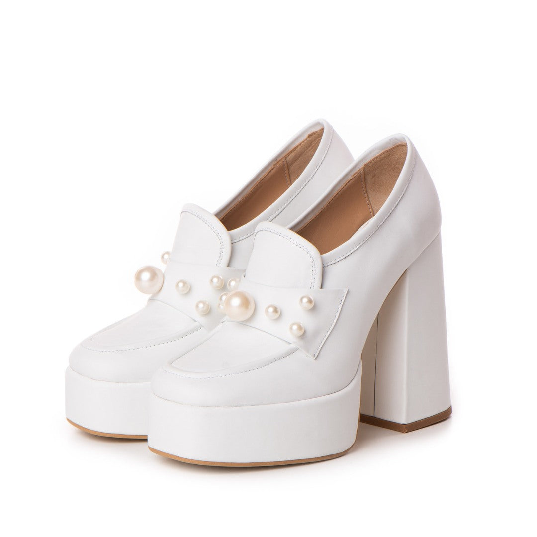 Pantofi Vanessis White