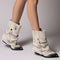 Ciocate piele intoarsa de dama Tillami White