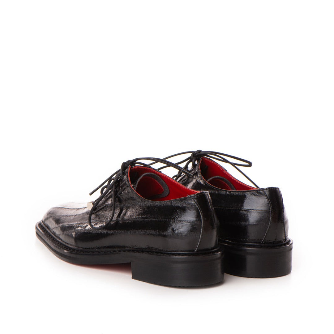 24h Pantofi de Ceremonie Piele Naturala Anghila Black