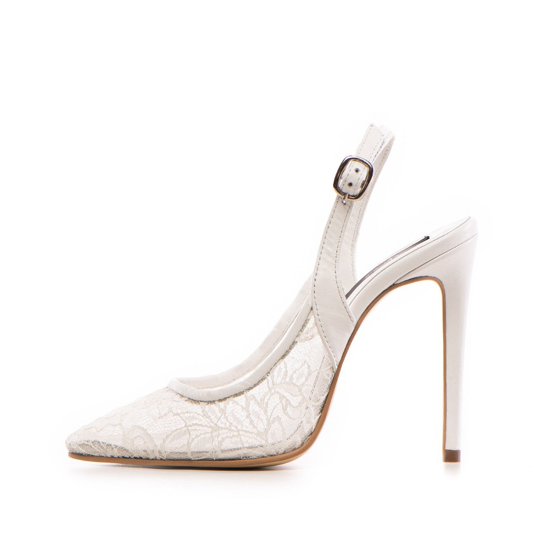 Pantofi Chanty White