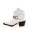 24h Ciocate / Botine Dama Din Piele Naturala Dama Amber White Bizon