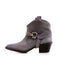 24h Ciocate / Botine Dama Din Piele Intoarsa Amber Grey