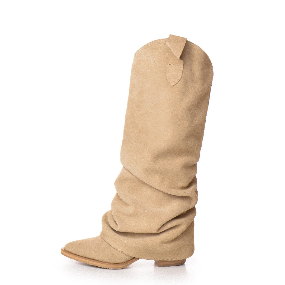 Ciocate piele intoarsa de dama Myko Sand