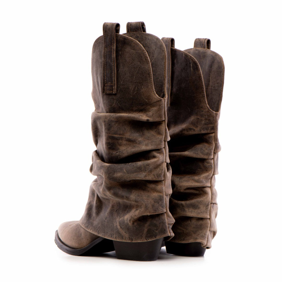 24h LIMITED EDITION Ciocate piele naturala de dama Mini Myko Maro Vintage