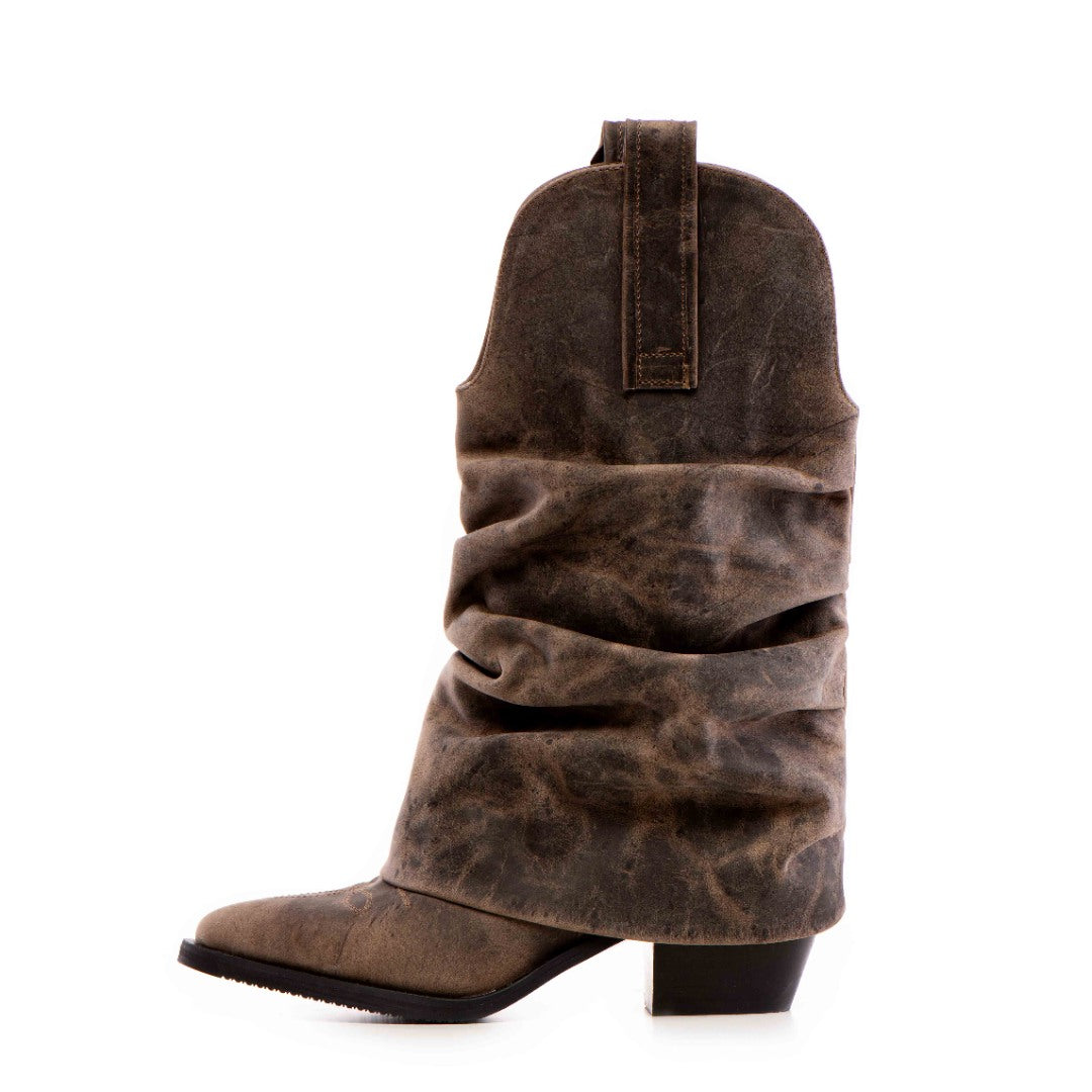 24h LIMITED EDITION Ciocate piele naturala de dama Mini Myko Maro Vintage