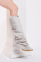 24h Ciocate piele intoarsa de dama Myko White Velvet