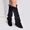 Ciocate piele intoarsa de dama Myko Black Velvet