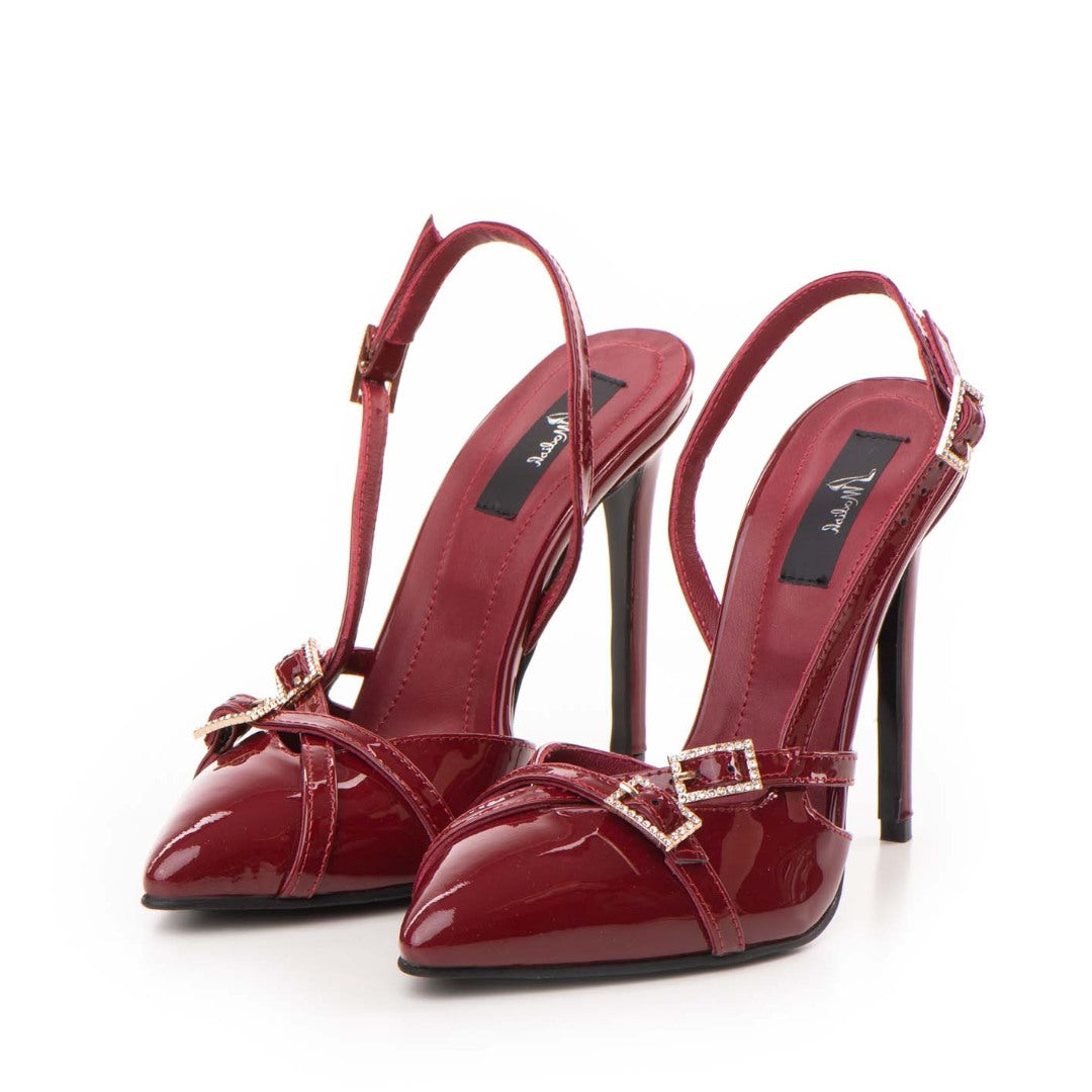 24h Pantofi Indira Burgundy