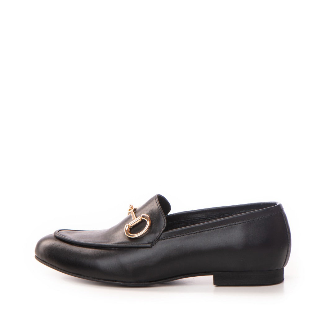 Pantofi Nami Black din piele naturala