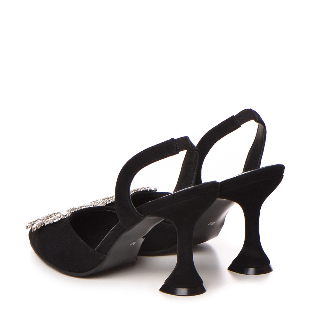 Pantofi Keira Velvet Black
