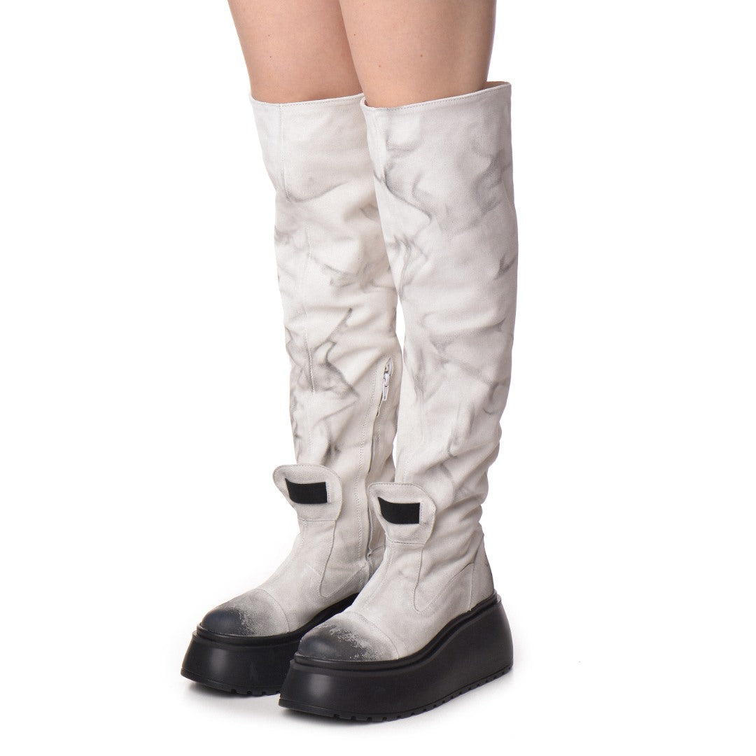 Bocanci dama inalti Dunk White