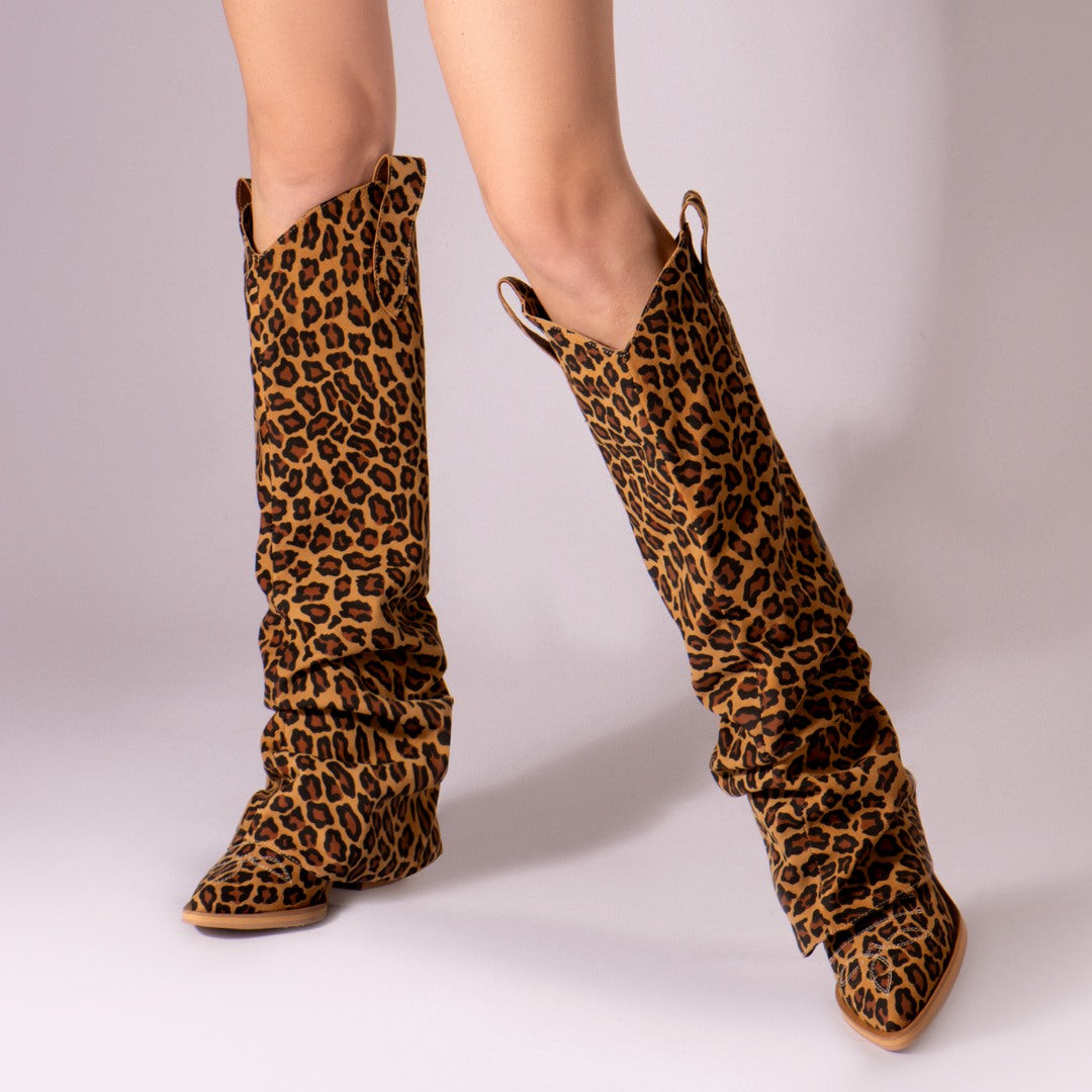 Ciocate piele intoarsa de dama Myko Print