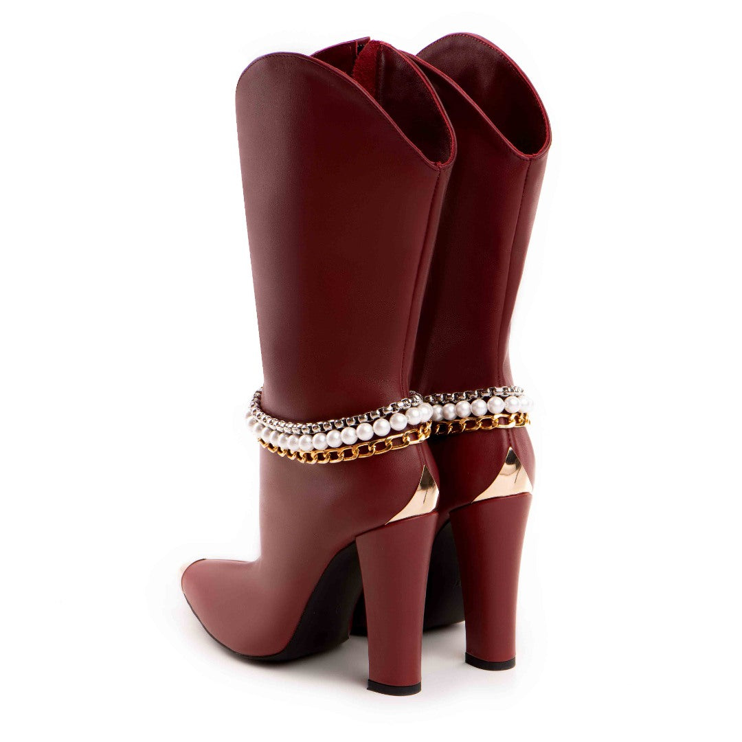 Botine Toronto Burghundy
