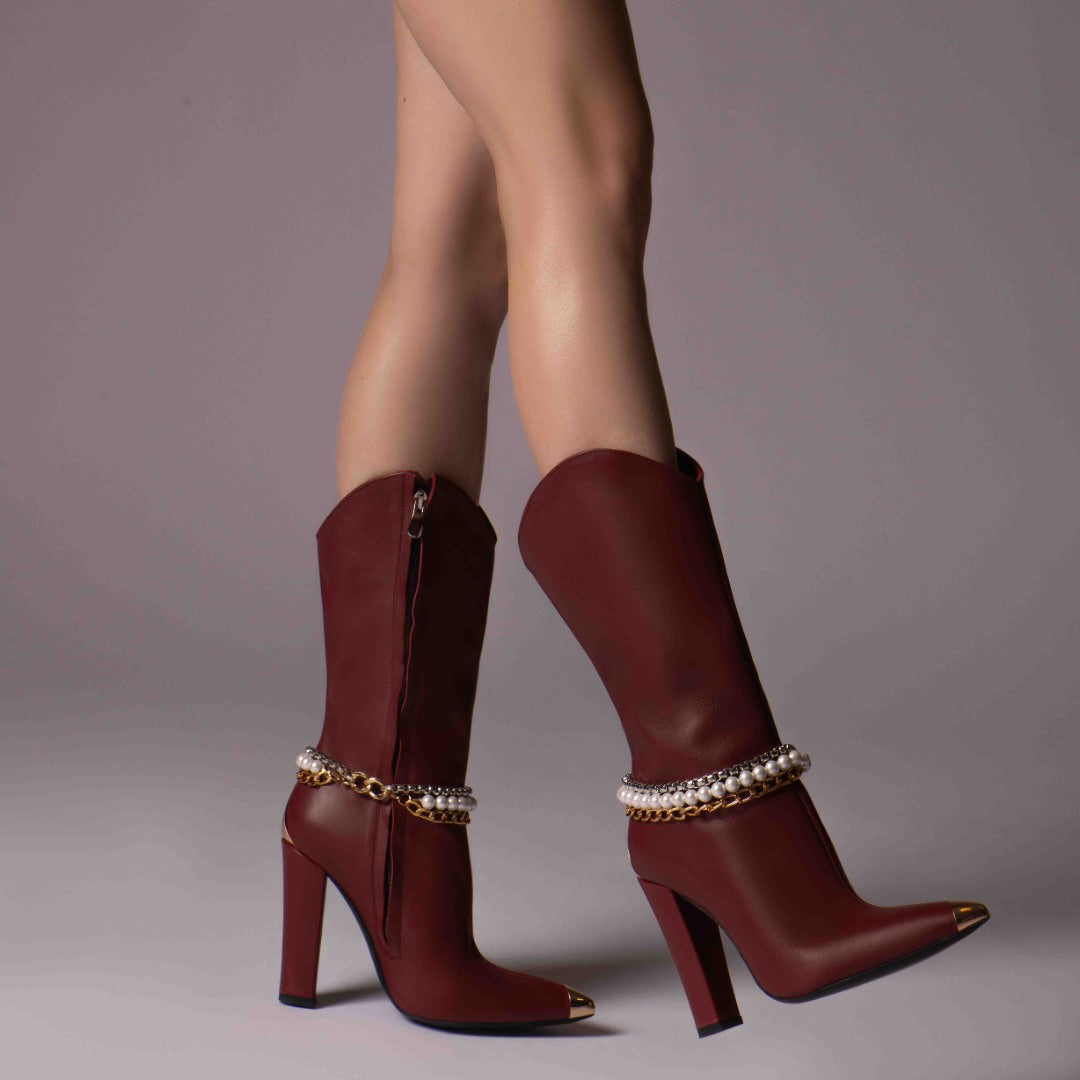 Botine Toronto Burghundy