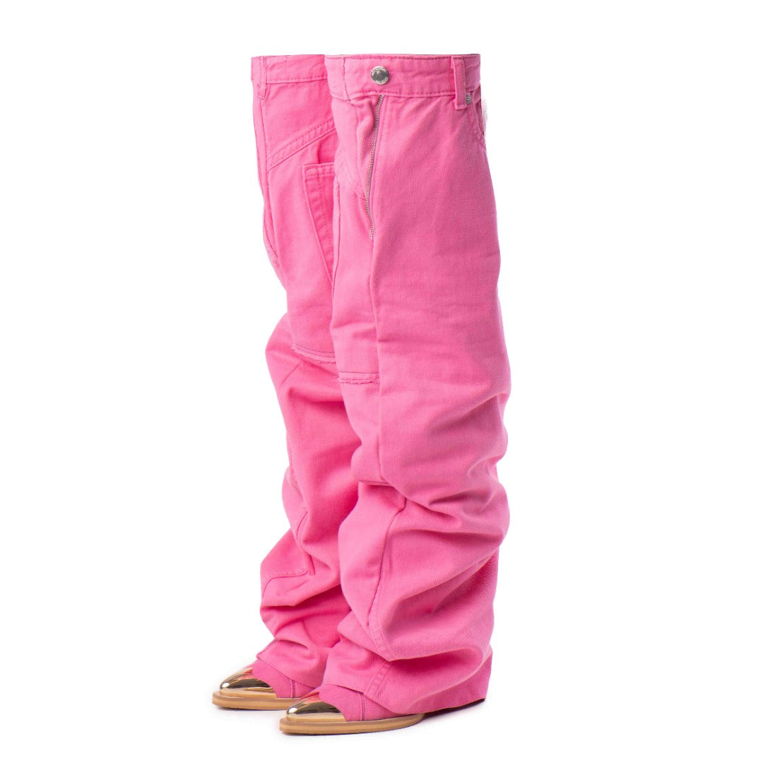 Cizme Dama Jeans Celine Pink