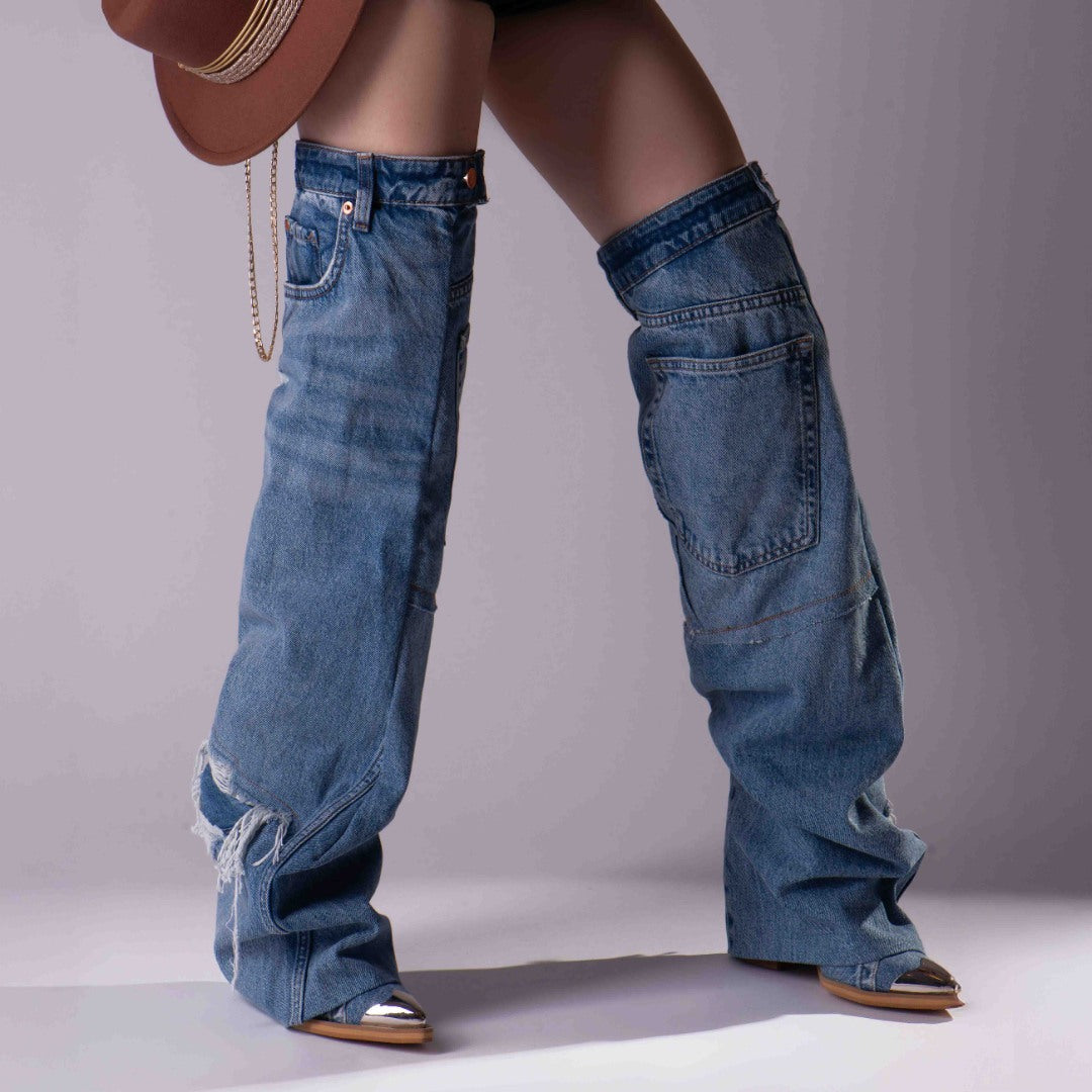 Cizme Dama Jeans Celine