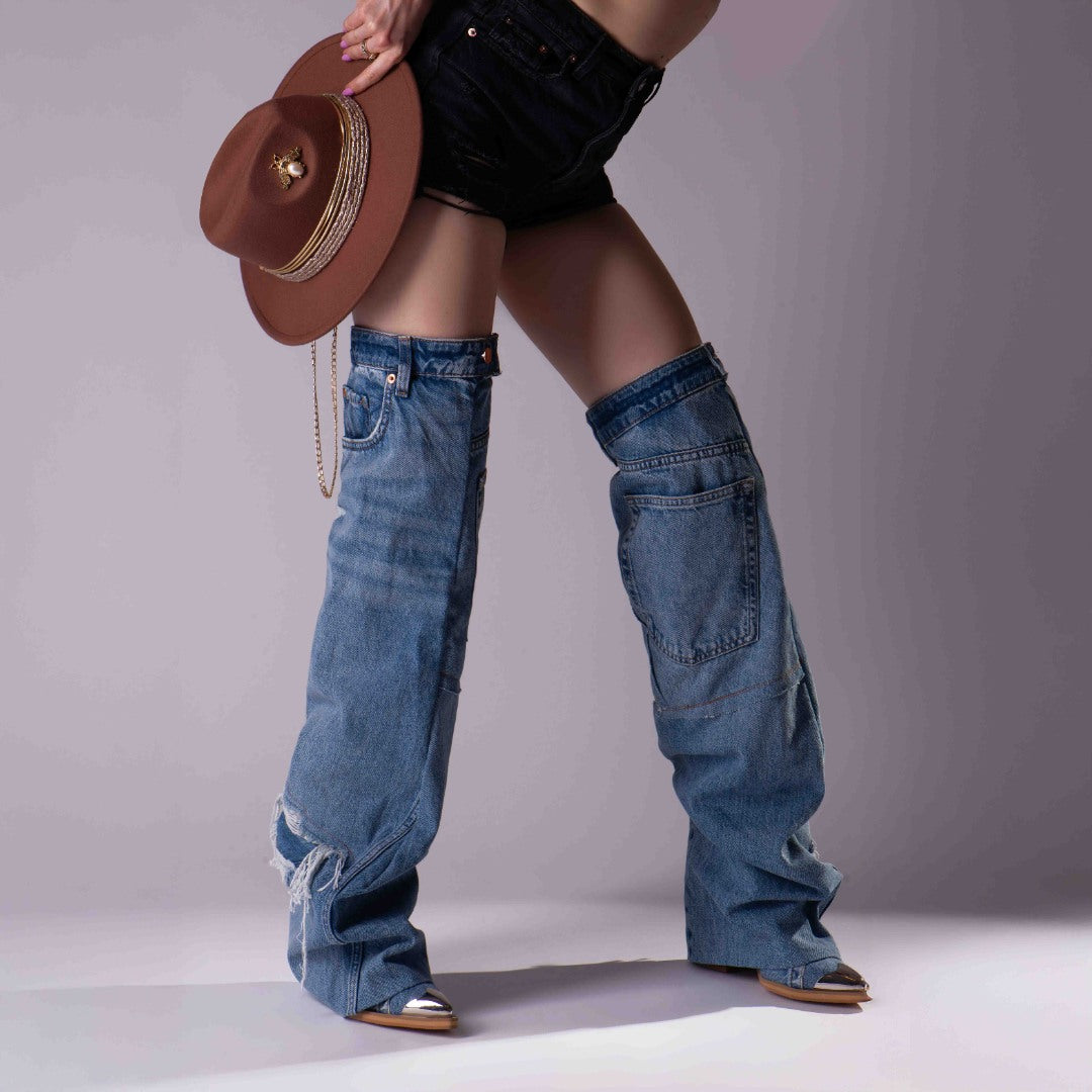 Cizme Dama Jeans Celine