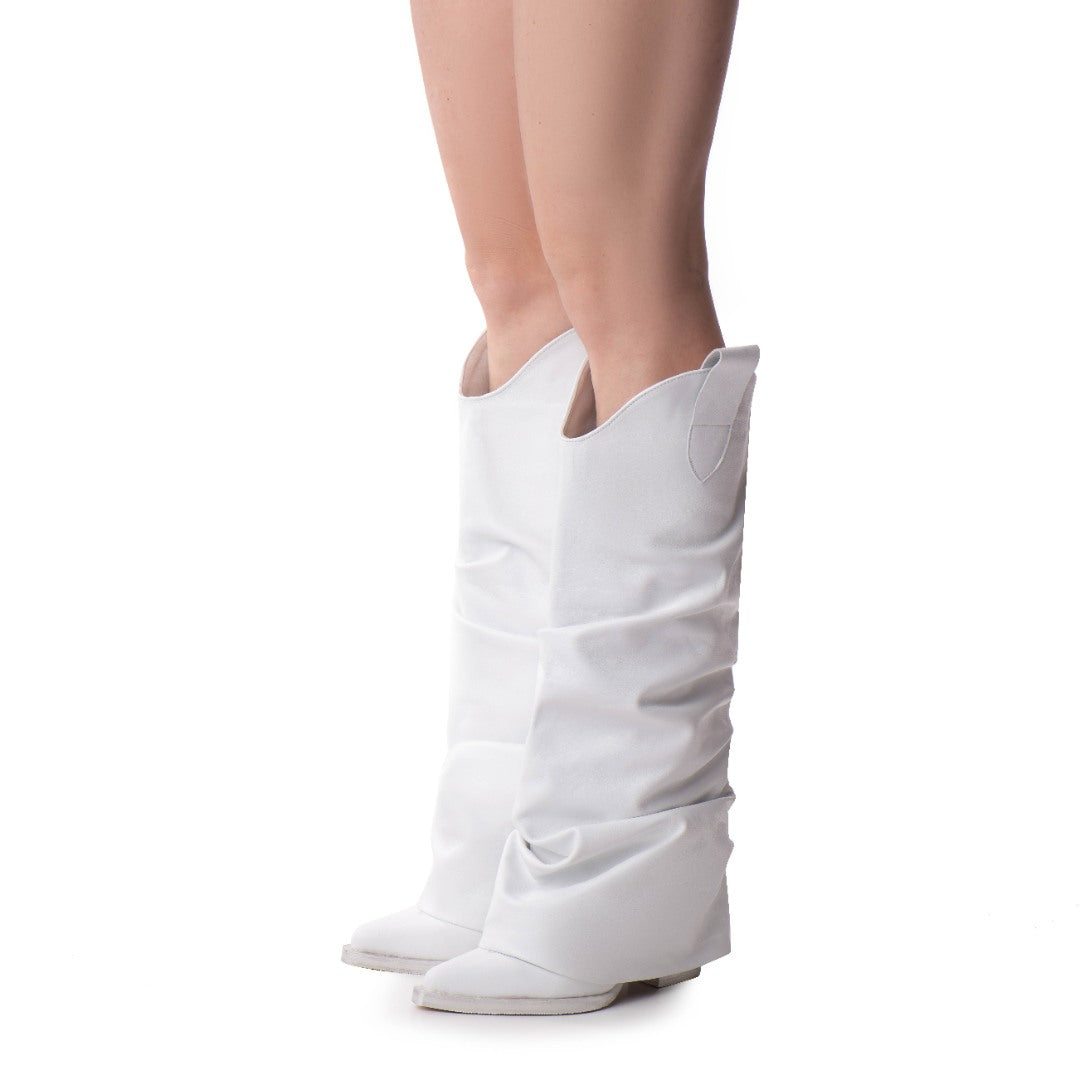 Ciocate piele naturala de dama Myko White 8