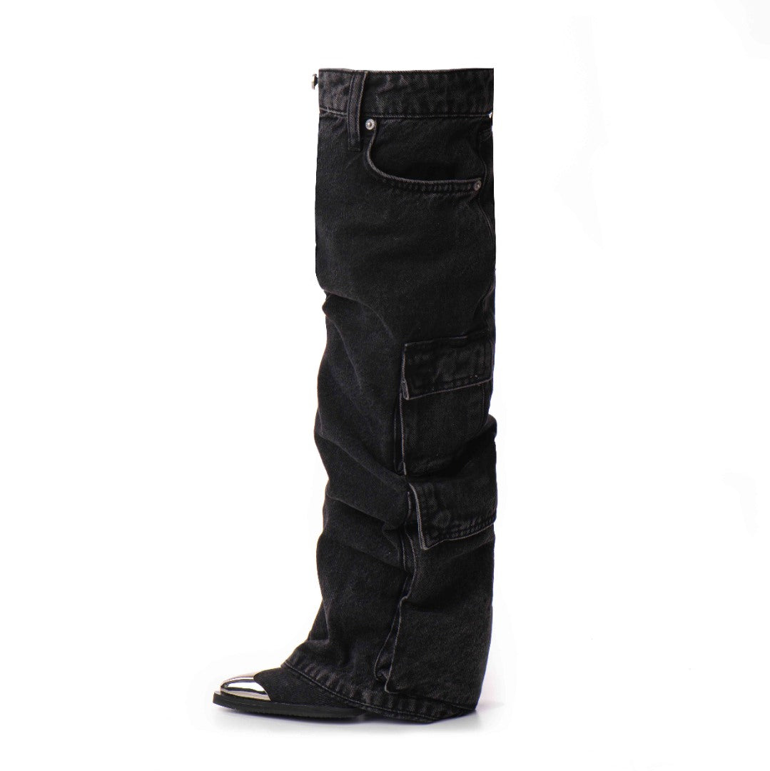Cizme Dama Jeans Celine Black