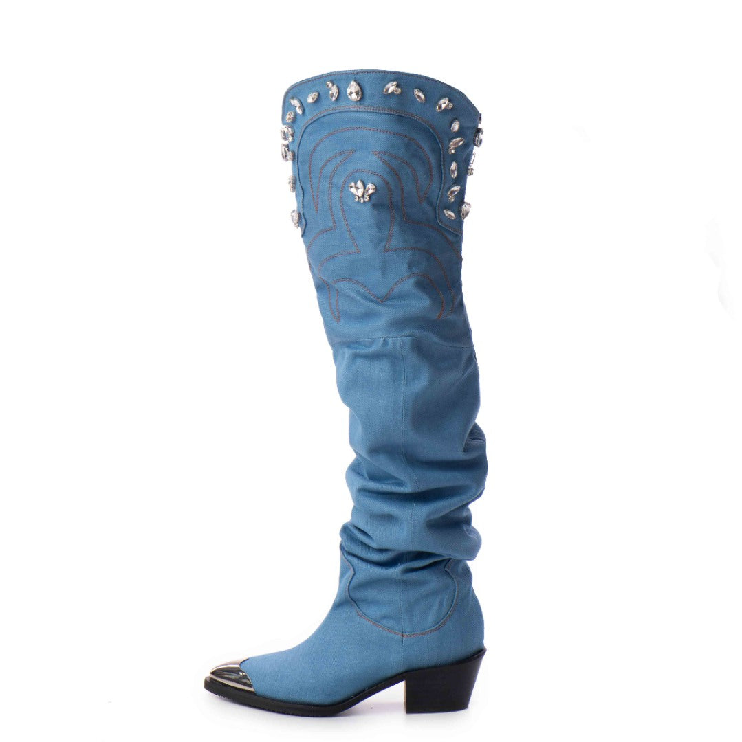 Ciocate Lungi din Denim Tayla