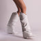 Ciocate piele naturala de dama Myko White 8