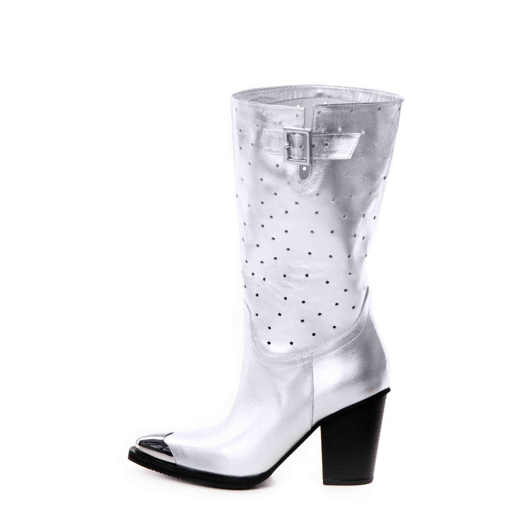 Ciocate dama din piele naturala Silver Belt