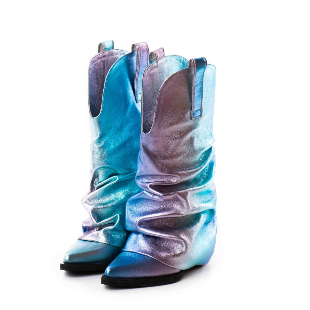 Ciocate piele naturala de dama Mini Myko Rainbow