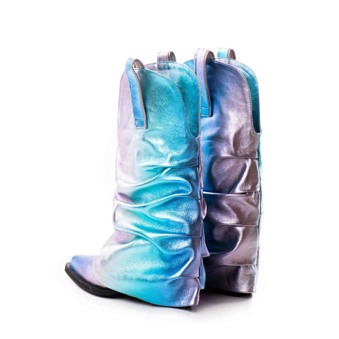 Ciocate piele naturala de dama Mini Myko Rainbow