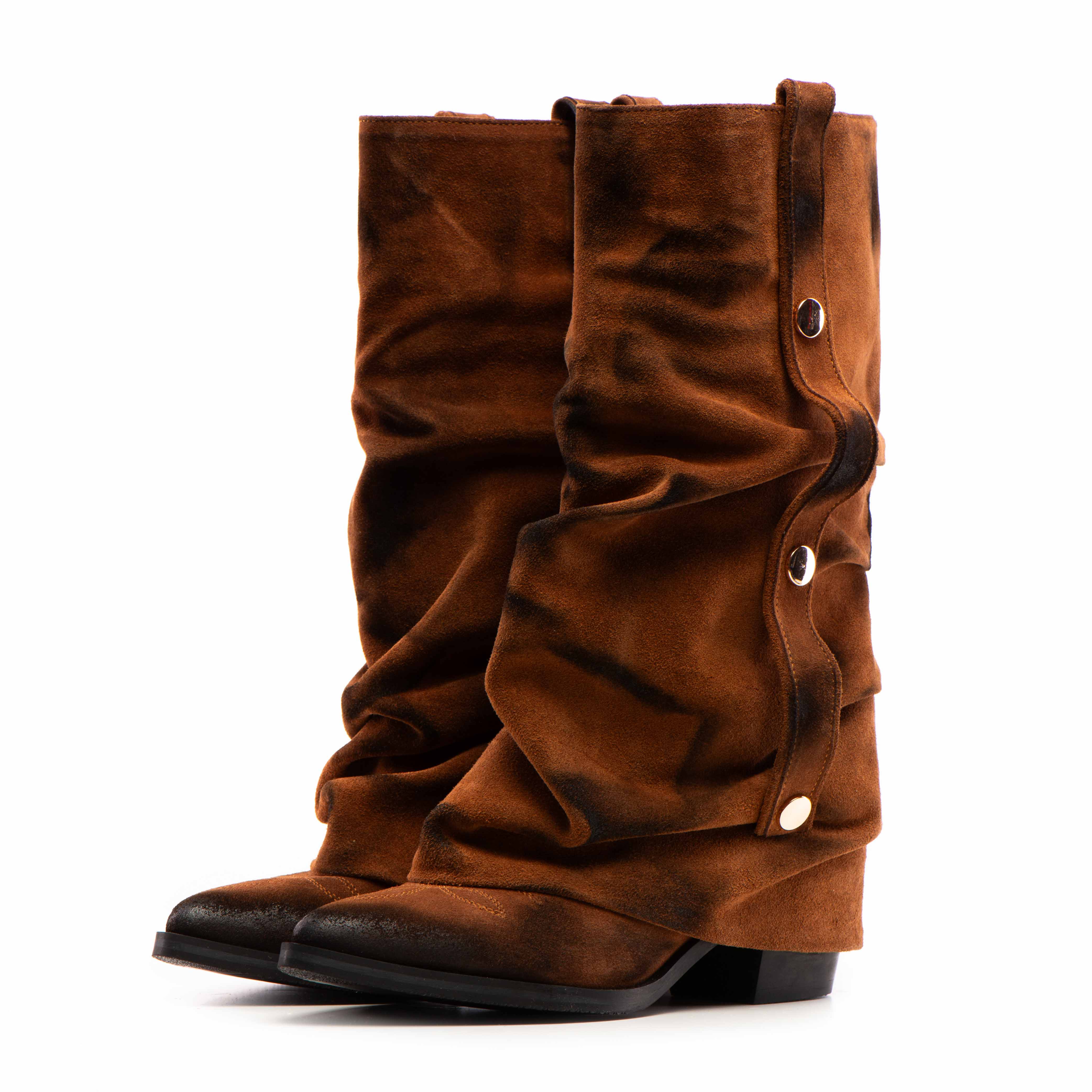 24h Ciocate piele intoarsa de dama Mini Myko Brown