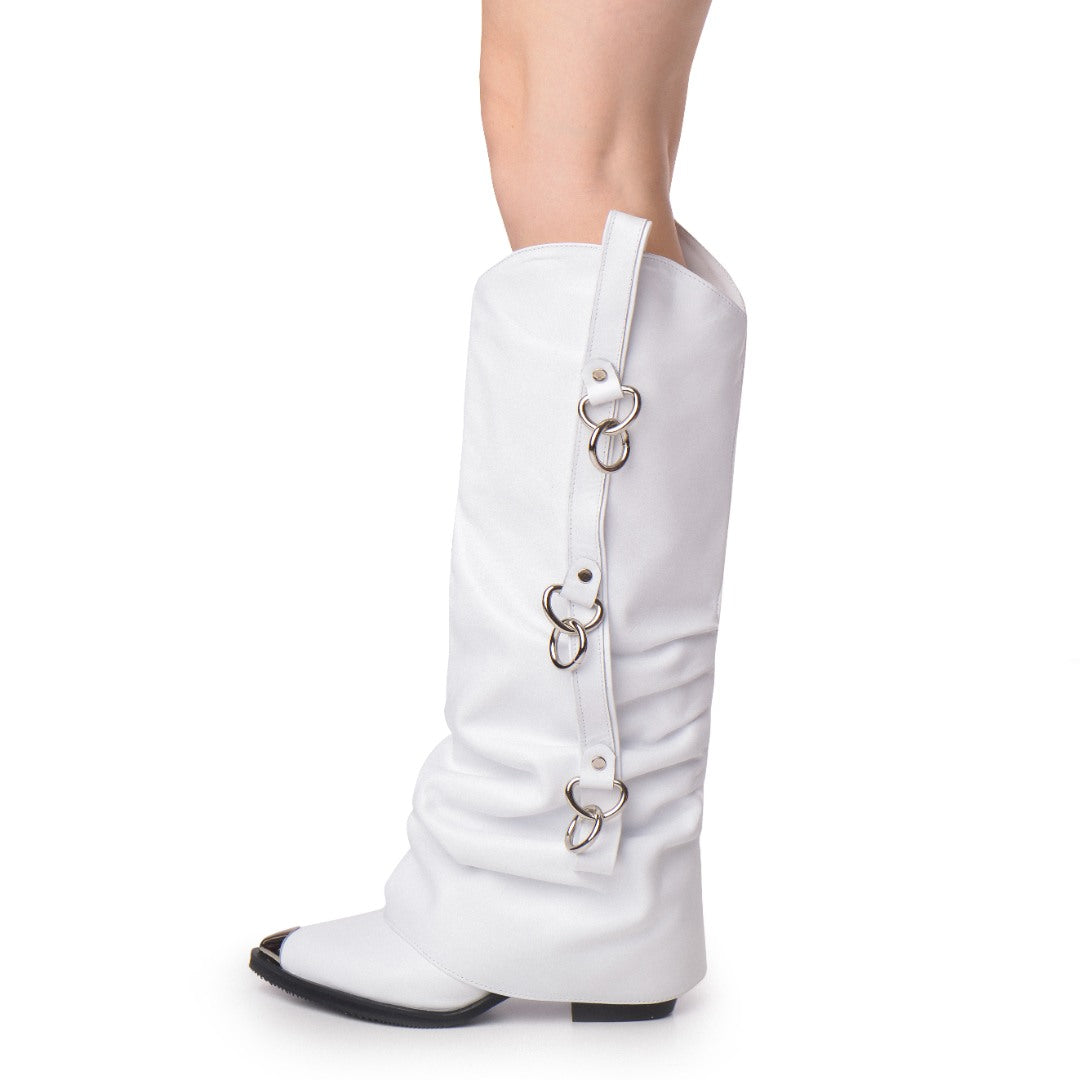Ciocate piele naturala de dama Myko White
