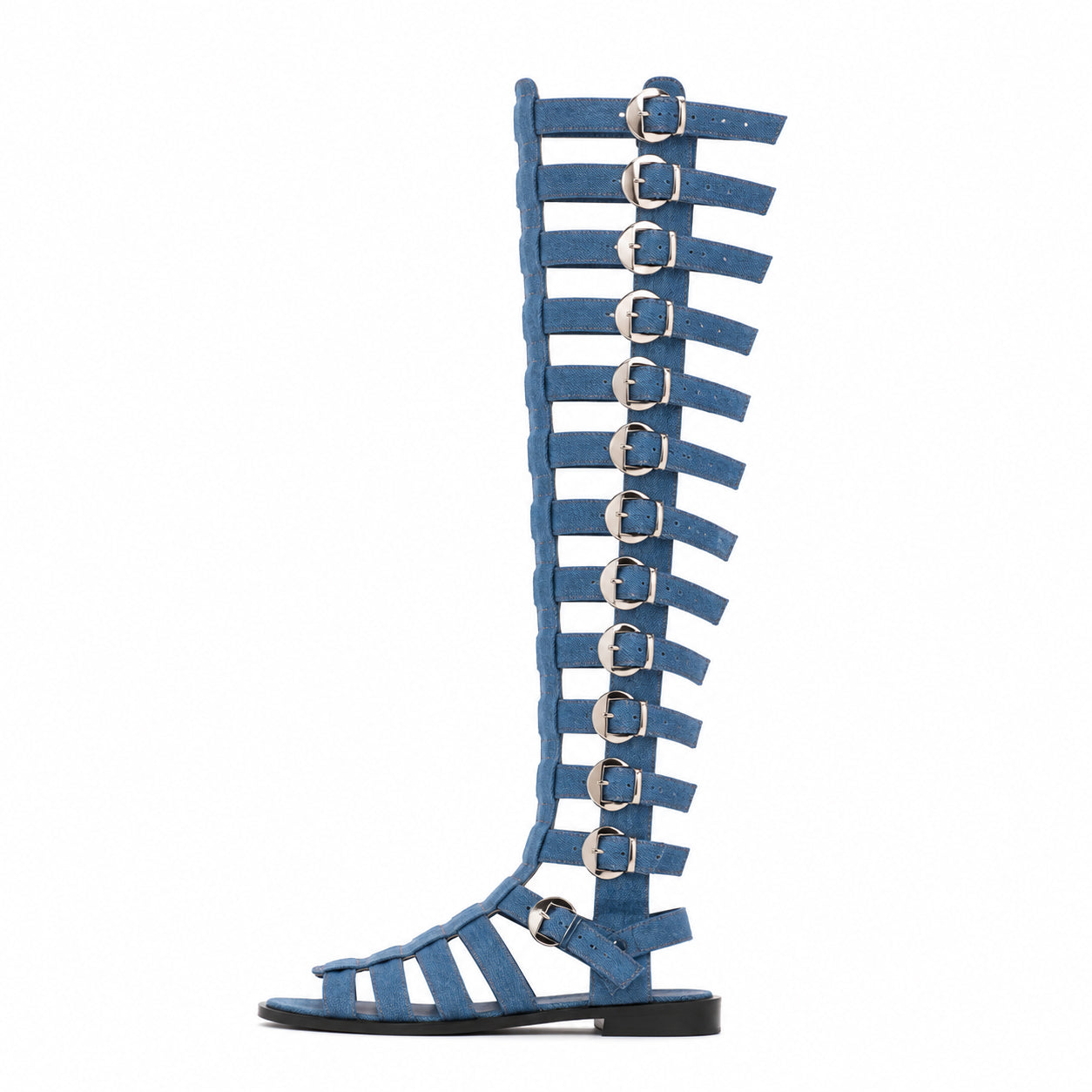 Sandale gladiator Athena Denim