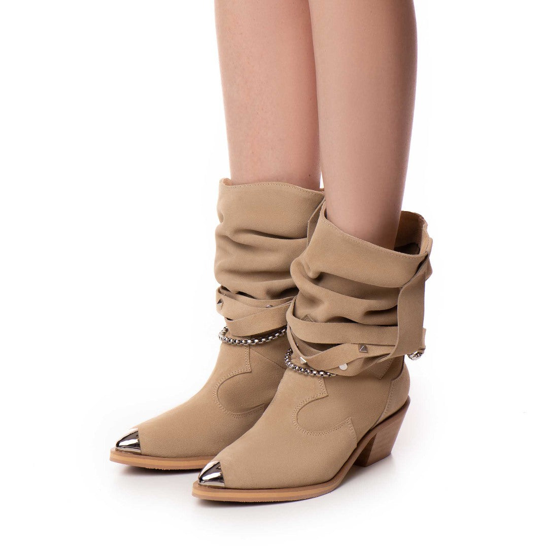 Ciocate de dama cu model fronsat Bellem Sand