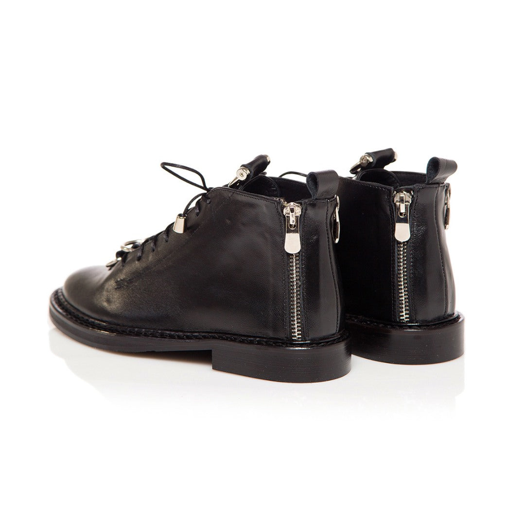 24h Ghete Marni din piele naturala neagra