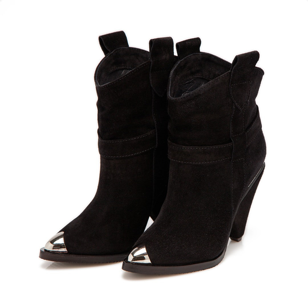 Ciocate / Botine Dama Din Piele Naturala Karleen Mini Velvet
