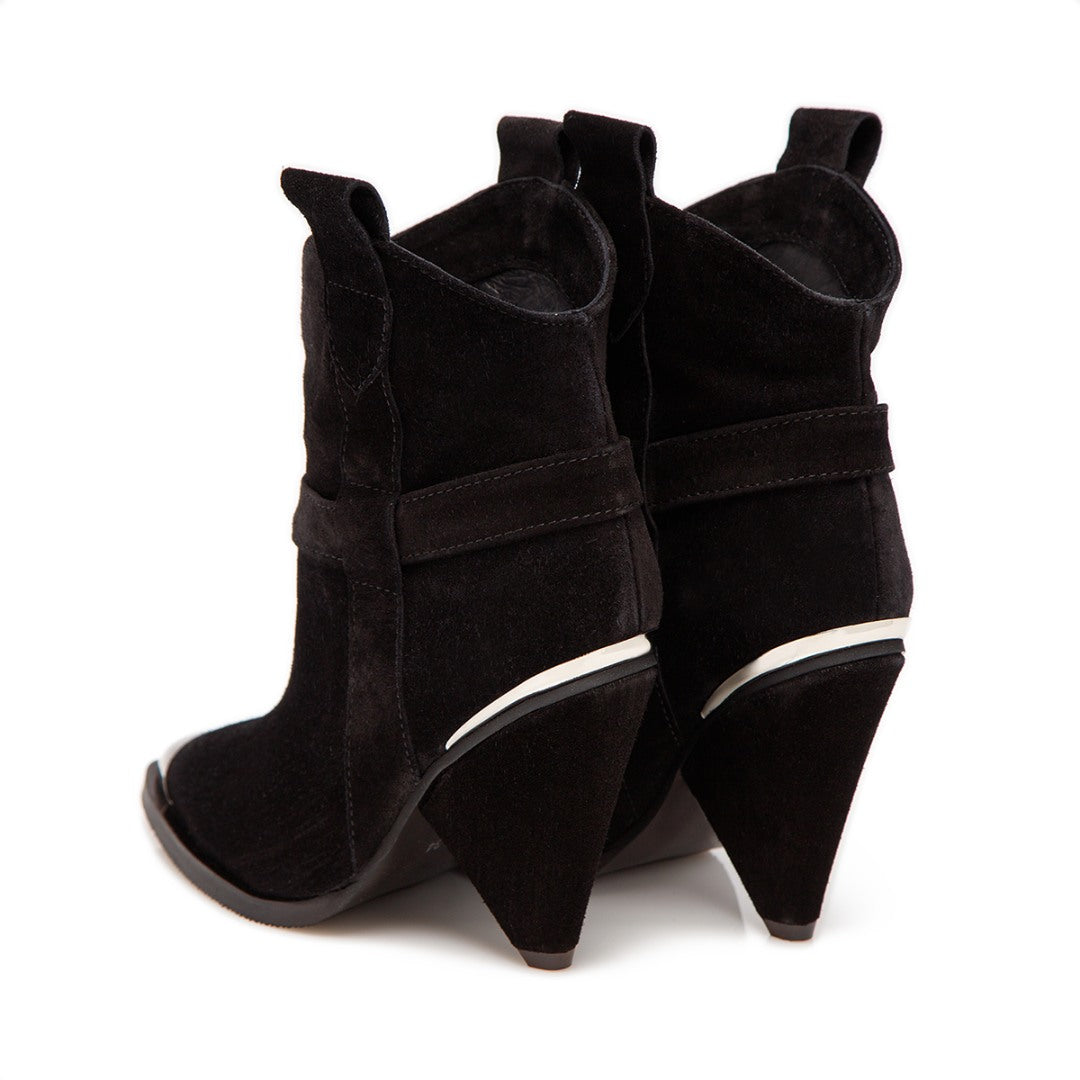 Ciocate / Botine Dama Din Piele Naturala Karleen Mini Velvet
